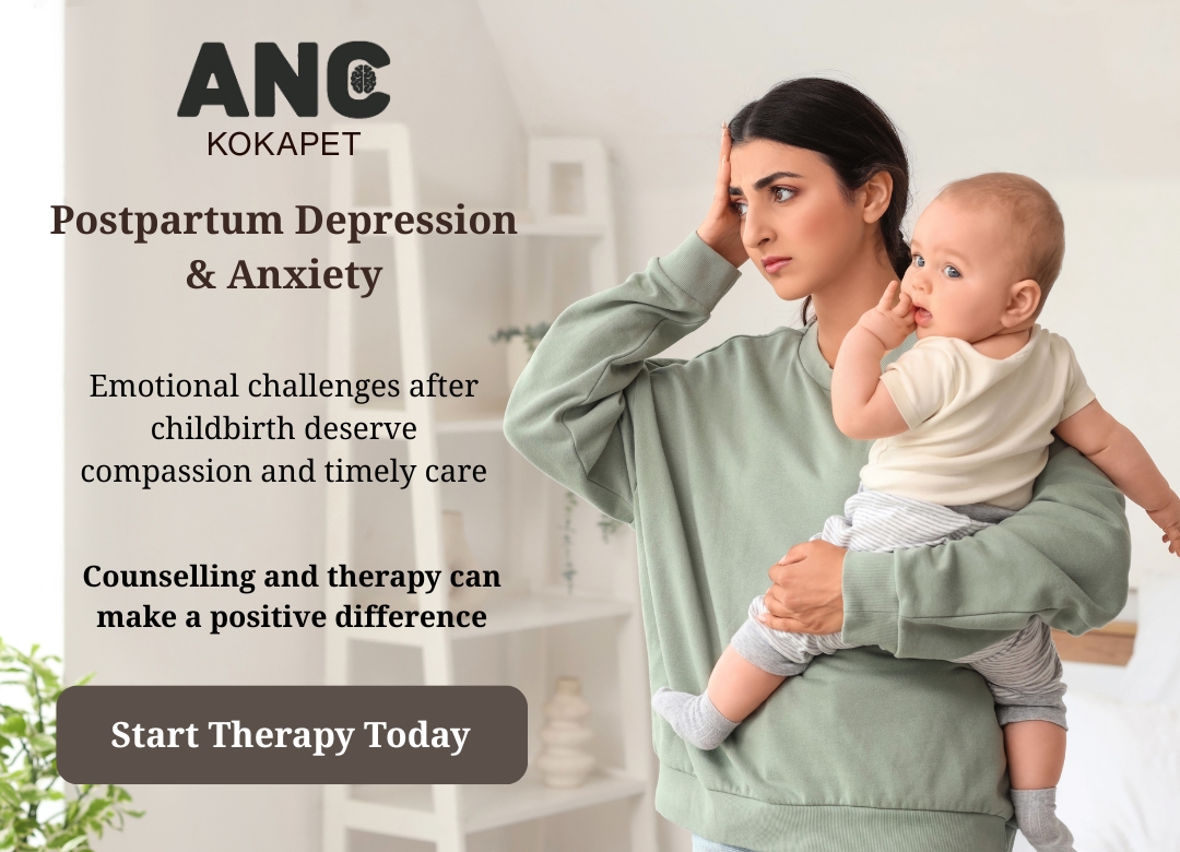 Postpartum Depression & Anxiety Support – Counselling & Therapy Session